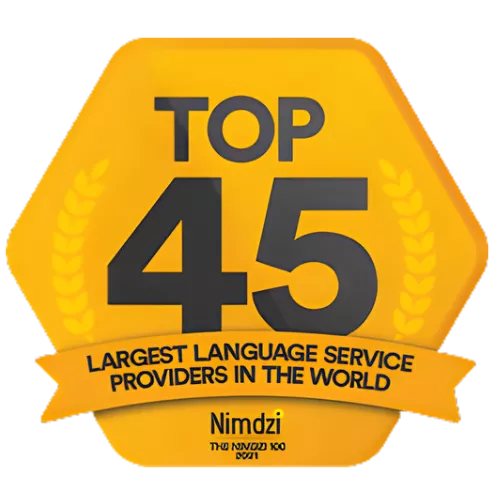 Graphic representing a "Top" ranking or award status.